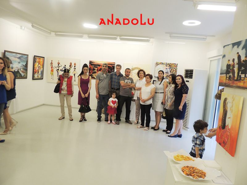 Ankarada Yağlıboya Sergisinde