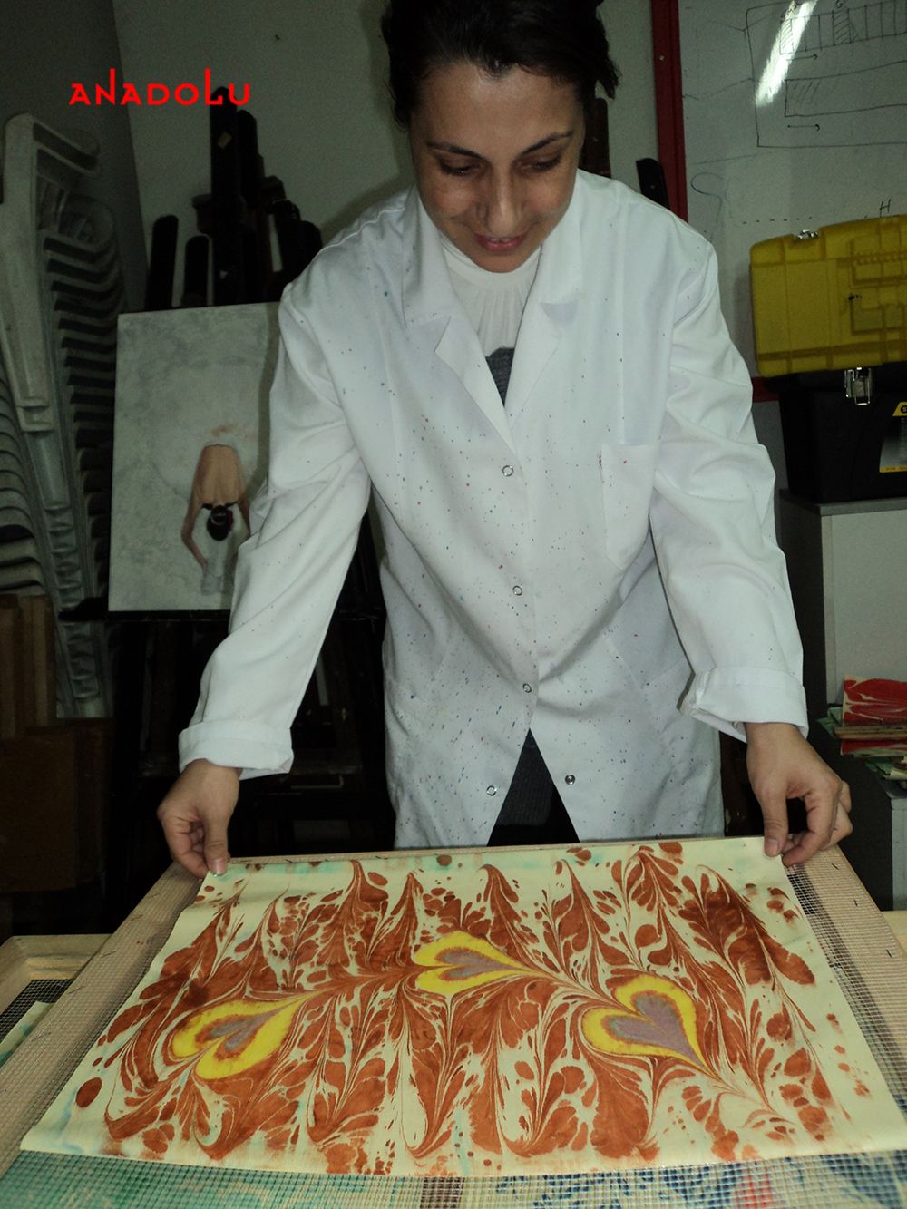 Ankarada Yetişkinlerle Ebru Sanatı Dersleri