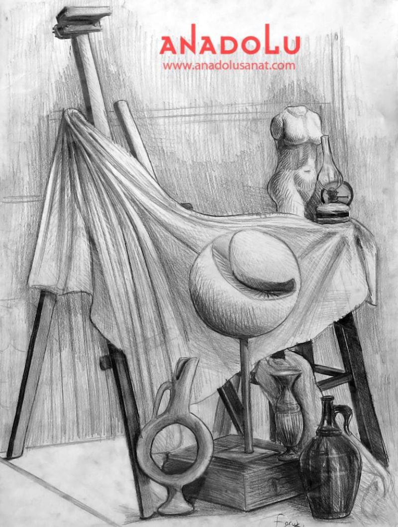 Ankarada Anadolu Güzel Sanatlarda Karakalem Eğitimleri