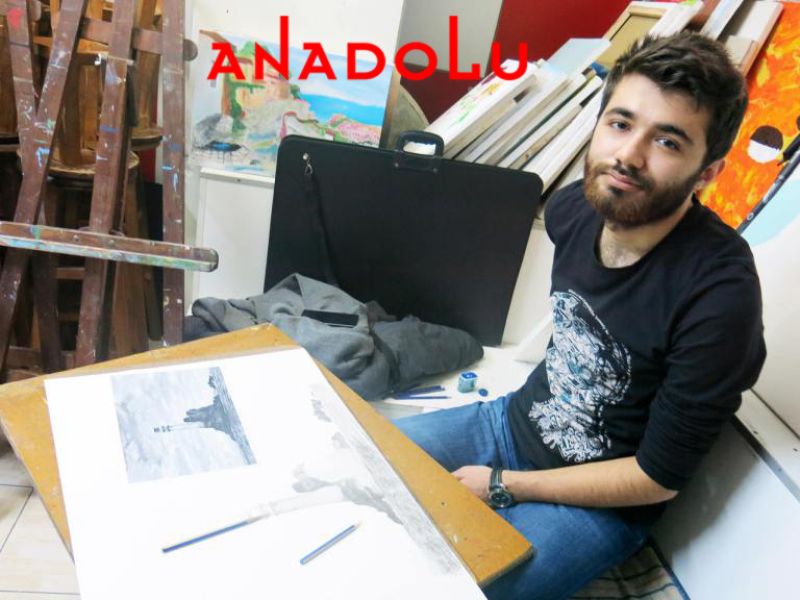 Karakalem Manzara Çizimleri Ankara