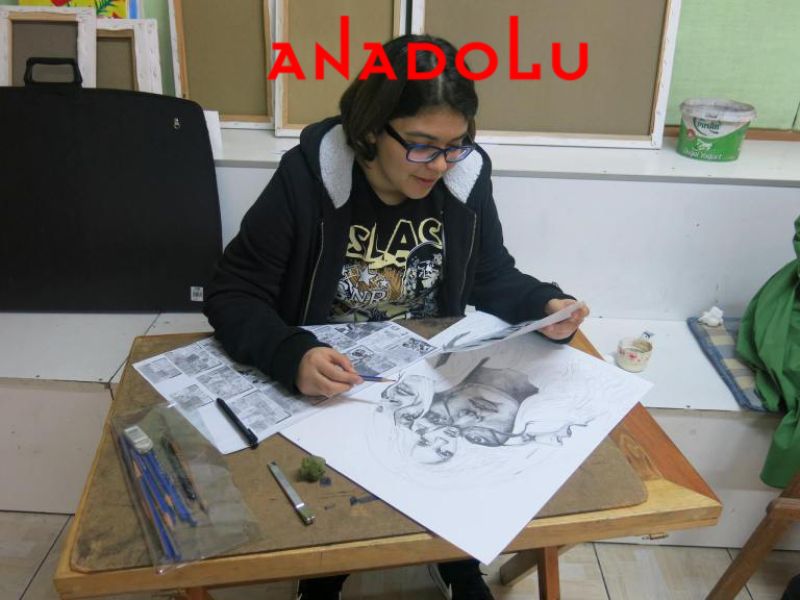 Karakalem Potre Çizim Dersleri Ankara