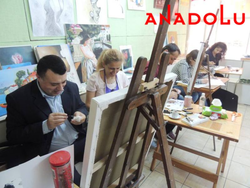 Hobi Grubu Yağlıboya Çalışmaları Ankara