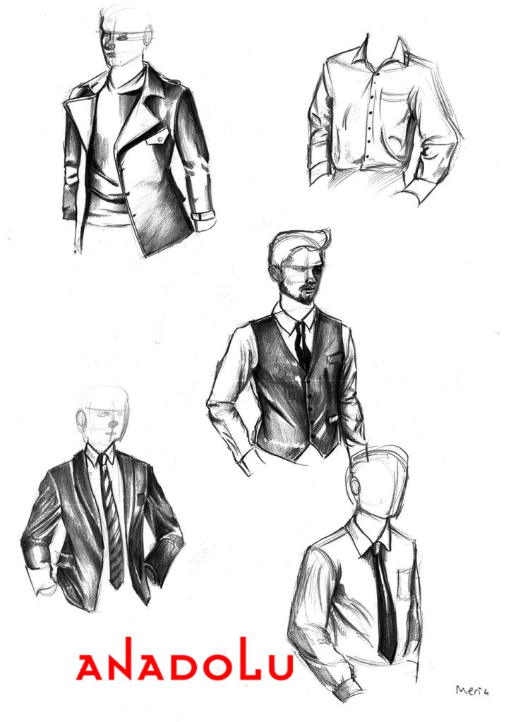 Karakalem Elbise Çizimleri Ankara