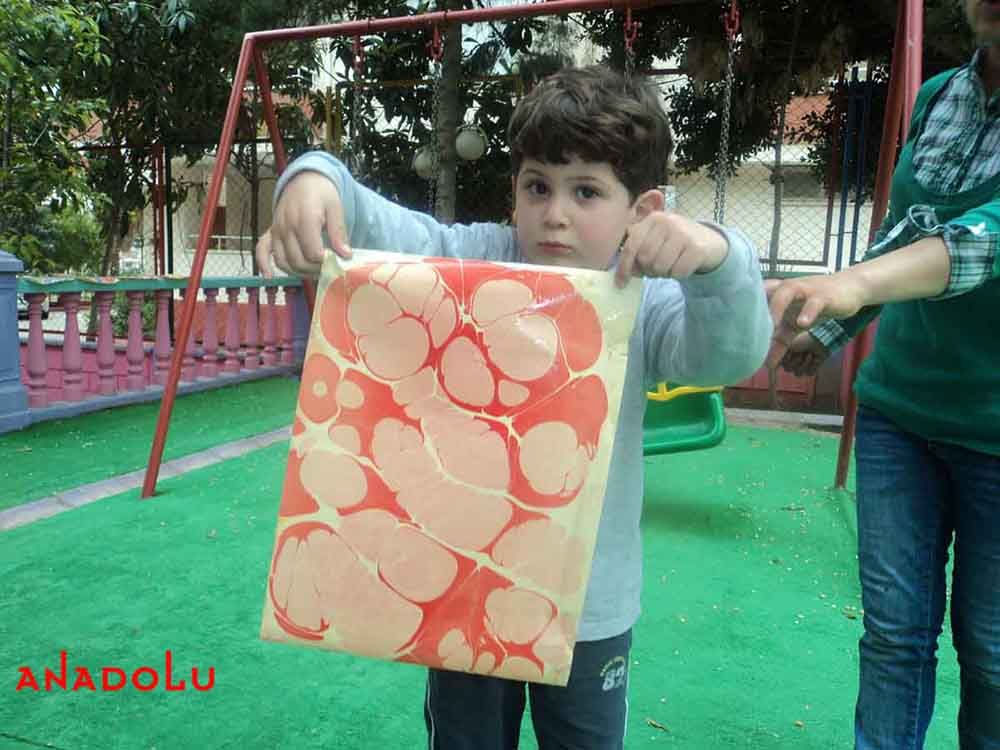 Çocuklara Yönelik Ebru Eğitimleri Ankara