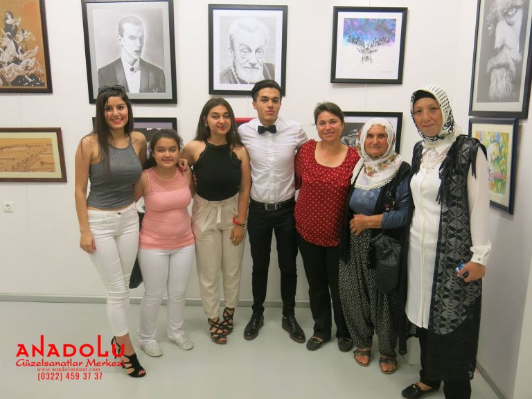 Anadolu Güzel Sanatlarda Kazanan Öğrencilerin Sergisi Ankara