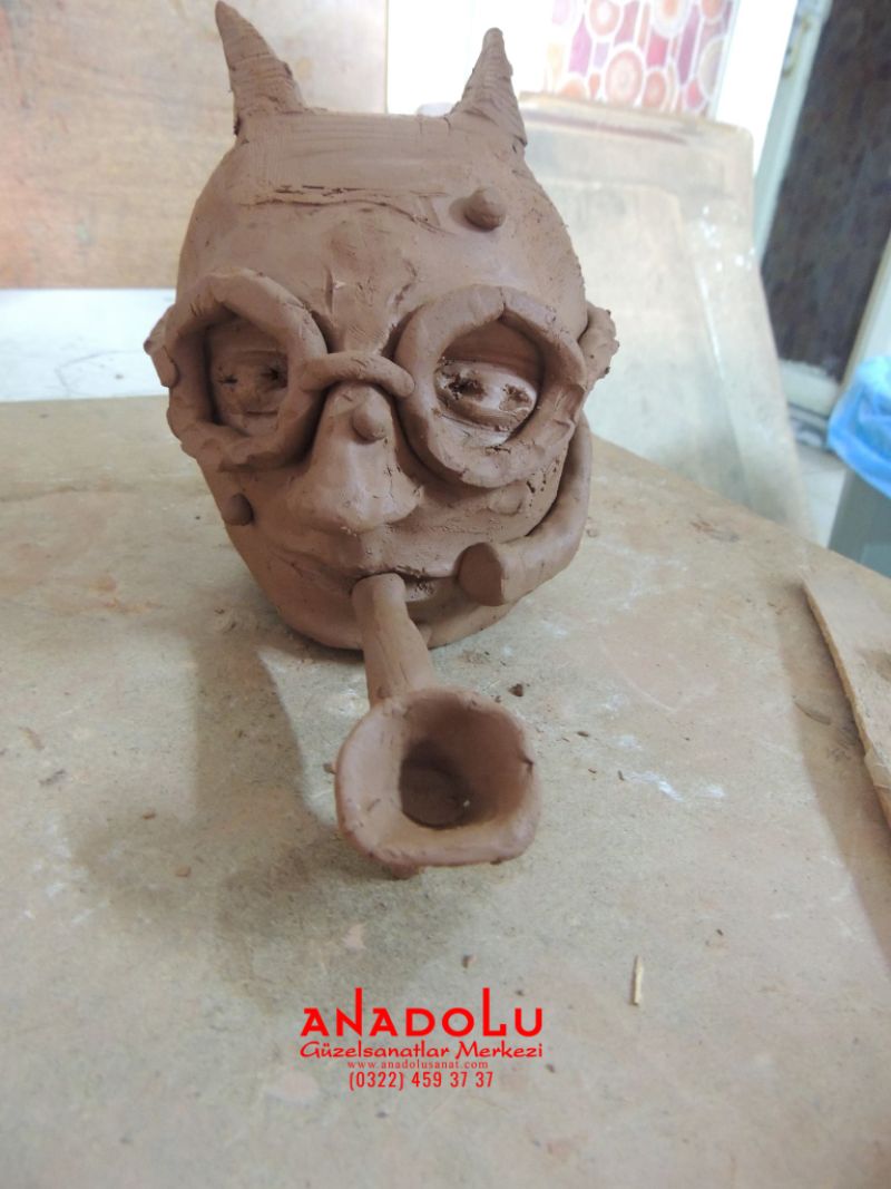 Kilden Büst Tasarımı Heykel Dersleri Ankara