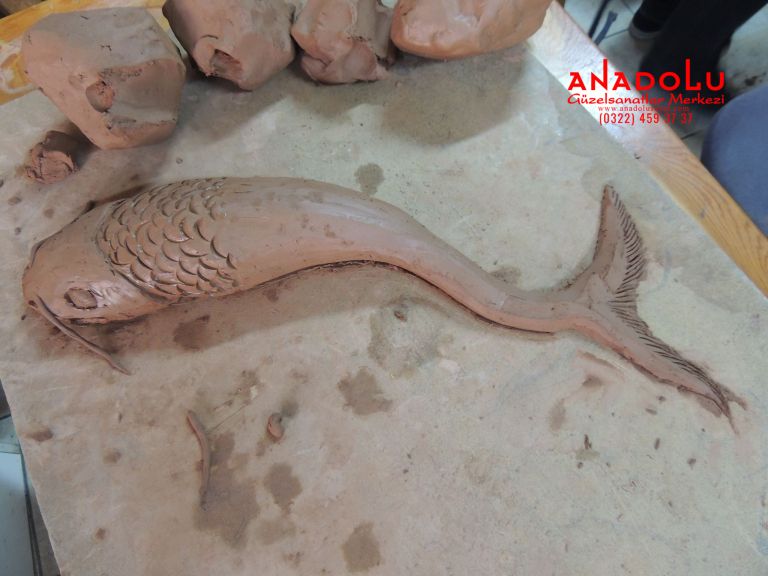Kilden Balık Modelleme Heykel Dersi Ankara